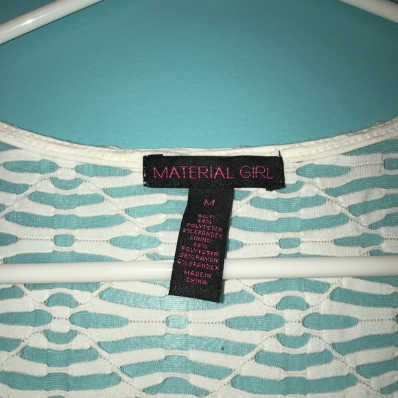 White Dress with Lace Overlay - Picture 4 of 4